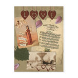 Vintage Love Postcard