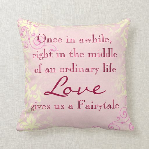 Vintage Love Quote Throw Pillow Zazzle