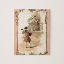 Vintage Lovers Illustration Jigsaw Puzzles