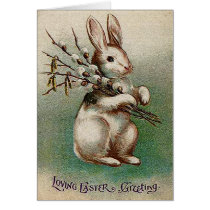 Vintage Loving Easter Greeting Card