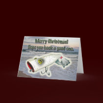 Vintage Lure Merry Christmas Card by CarolsCamera Vintage Lure Merry Christmas Card