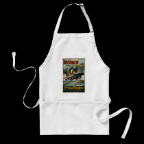 Vintage Lusitania Poster  (Irish Recruiting) aprons