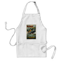 Vintage Lusitania Poster  (Irish Recruiting) aprons