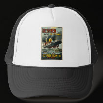 Vintage Lusitania Poster  (Irish Recruiting) hats