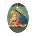 Vintage Madonna and Child Ornament ornament