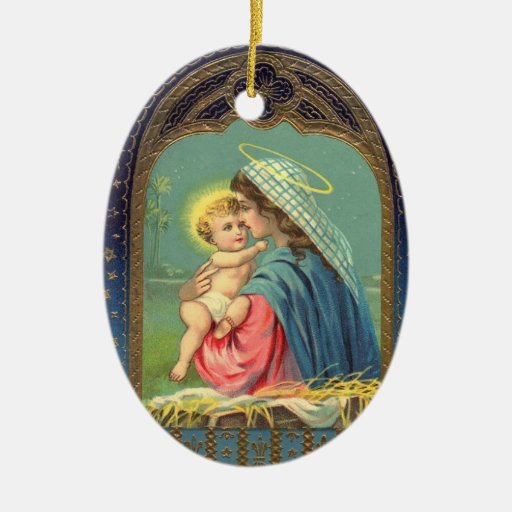 vintage madonna child christmas tree ornaments zazzle vintage madonna child christmas tree ornaments zazzle