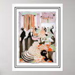 Vintage Magazine Illustration Anti Suffragettes Poster