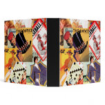 Vintage Magazine Montage Vinyl Binder