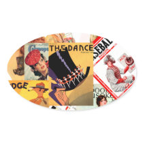 Vintage Magazine Montage Sticker