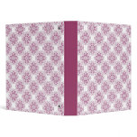 Vintage Magenta Floral BInder