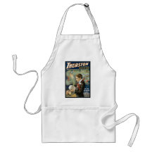 Vintage Magic Poster; Thurston, The Great Magician Aprons