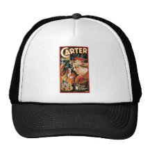 Vintage Magician Carter the Great Trucker Hats