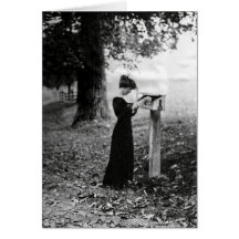 Vintage Mailbox Victorian Woman Cards