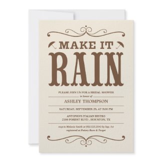 Vintage Bridal Shower Invitations