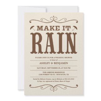 Vintage Wedding Shower Invitations invitation