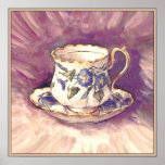 Vintage makeover - Cup & Saucer posters