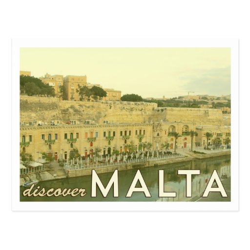 Vintage Malta Postcard Zazzle