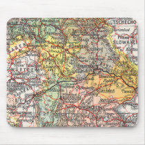 Vintage Map Germany Mousepad