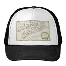 Vintage Map of Arcadia (1757) Trucker Hat