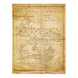 Vintage Map of Australasia Post Cards