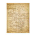 Vintage Map of Australasia Post Cards