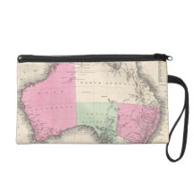 Vintage Map of Australia (1862) Wristlets