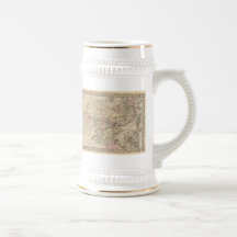 Vintage Map of Boston (1880) Mug