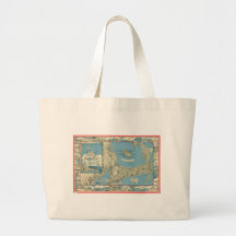 Vintage Map of Cape Cod (1945) Canvas Bag