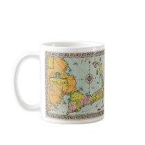 Vintage Map of Cape Cod Coffee Mug