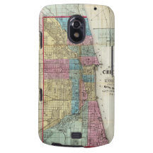 Vintage Map of Chicago (1869) Galaxy Nexus Cover