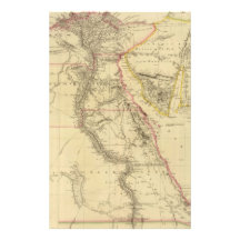 Vintage Map of Egypt (1832) Custom Stationery