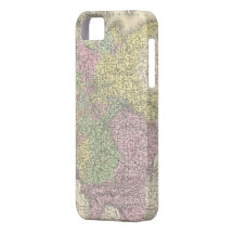 Vintage Map of Germany (1853) iPhone 5 Case