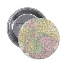 Vintage Map of Germany (1853) Pin