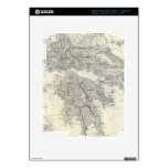 Vintage Map of Greece (1861) Decal For iPad 3