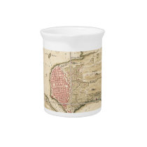 Vintage Map of Havana Cuba (1740) pitchers