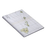 Vintage Map of Hawaii (1883) Notebooks