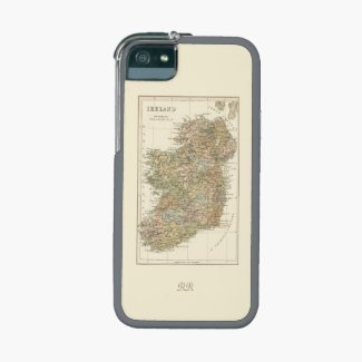 Vintage Map of Ireland 1862 iPhone 5 Case