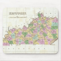 Vintage Map of Kentucky (1827) Mousepad