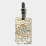Vintage Map of LONDON Luggage Tag