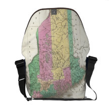 Vintage Map of Maine (1827) Messenger Bag