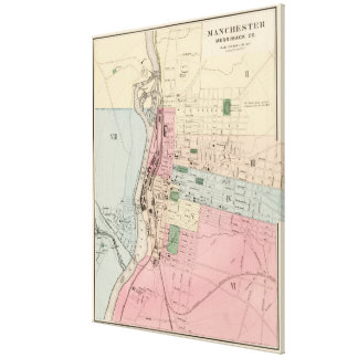 Editable map Manchester New Hampshire