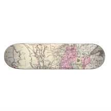 Vintage Map of Minnesota (1855) Skate Board