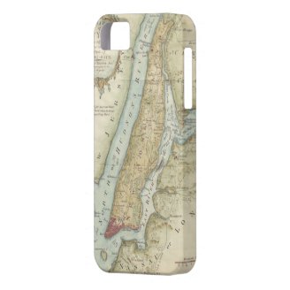 Vintage Map of New York City (1869) iPhone 5 Covers