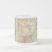 Vintage Map of Northeastern Virginia (1862) Coffee Mug