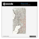 Vintage Map of Northern Italy (1720) Skin For The iPhone 4S