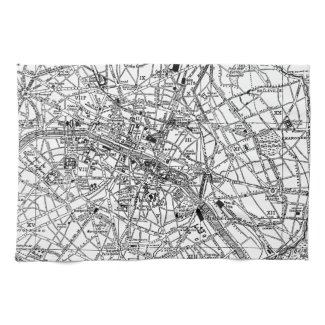 Vintage Map of Paris (1911) Hand Towel