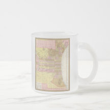 Vintage Map of Philadelphia (1846) Coffee Mugs