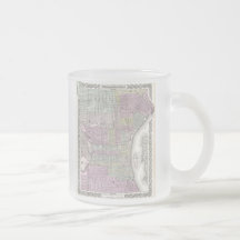 Vintage Map of Philadelphia (1855) Mug