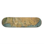 Vintage Map of San Francisco (1915) Skate Board Deck