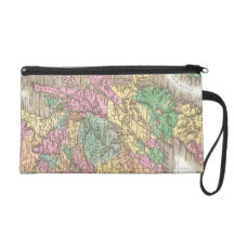 Vintage Map of Scotland (1827) Wristlet